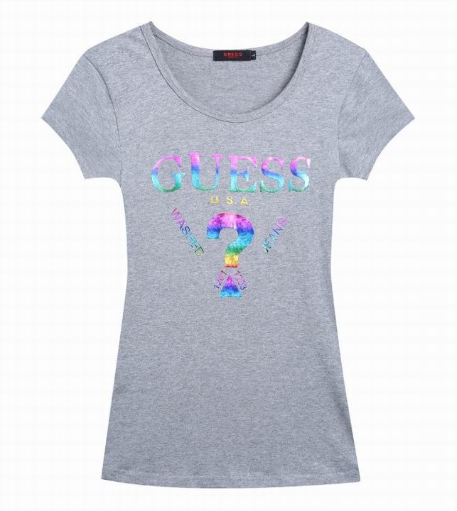 Guess short round collar T woman S-XL-047